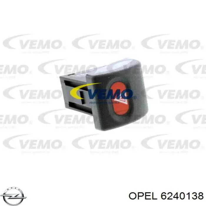 Кнопка аварийного сигнала Opel 6240138 цена, от 7.96 USD