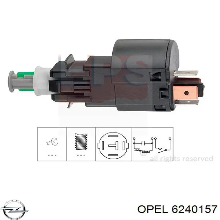 6240157 Opel датчик включения стопсигнала