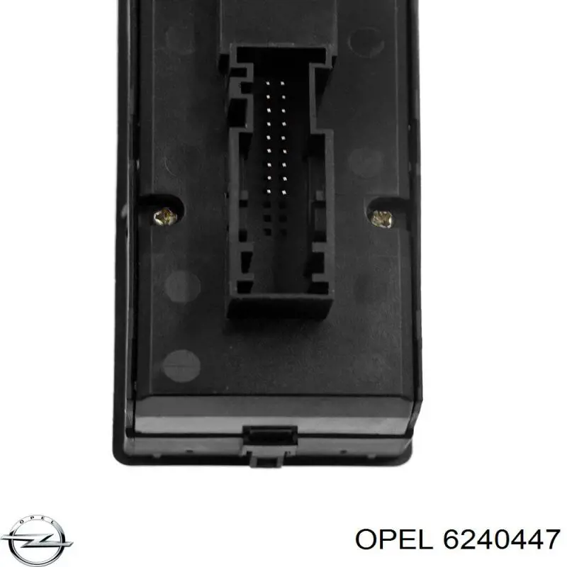 6240447 Opel кнопочный блок управления стеклоподъемником передний левый