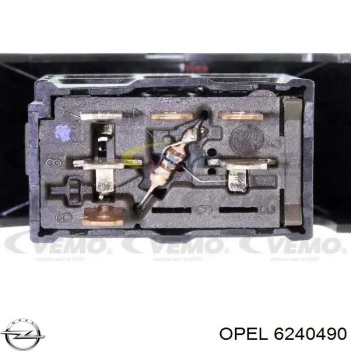 Купить 6240490 Opel Кнопка включения аварийной сигнализации