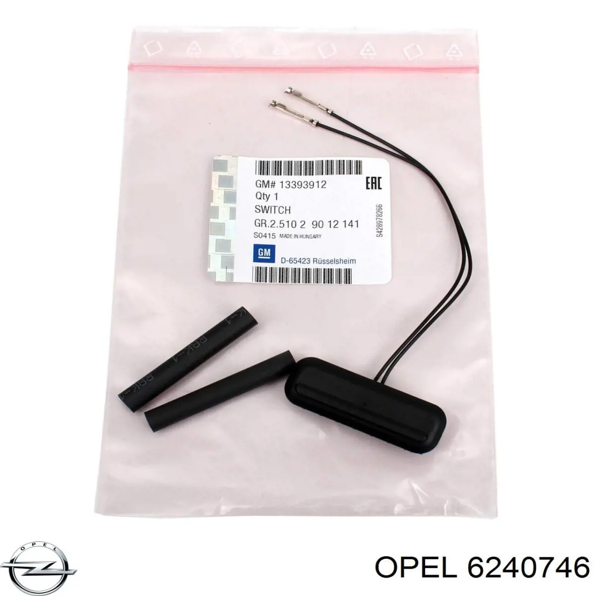 6240746 Opel Кнопка привода замка крышки багажника (двери 3/5-й (ляды)