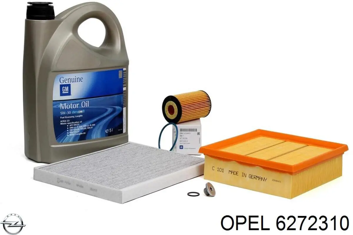 6272310 Opel Щетки лобового стекла