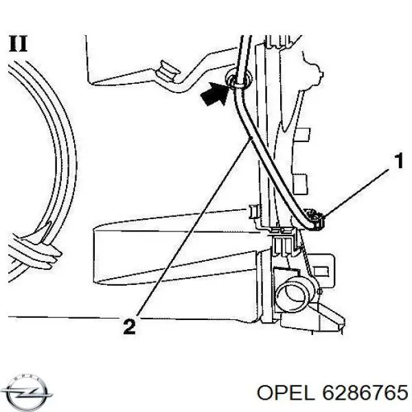 93188697 General Motors Разъем (фишка) датчика ABS