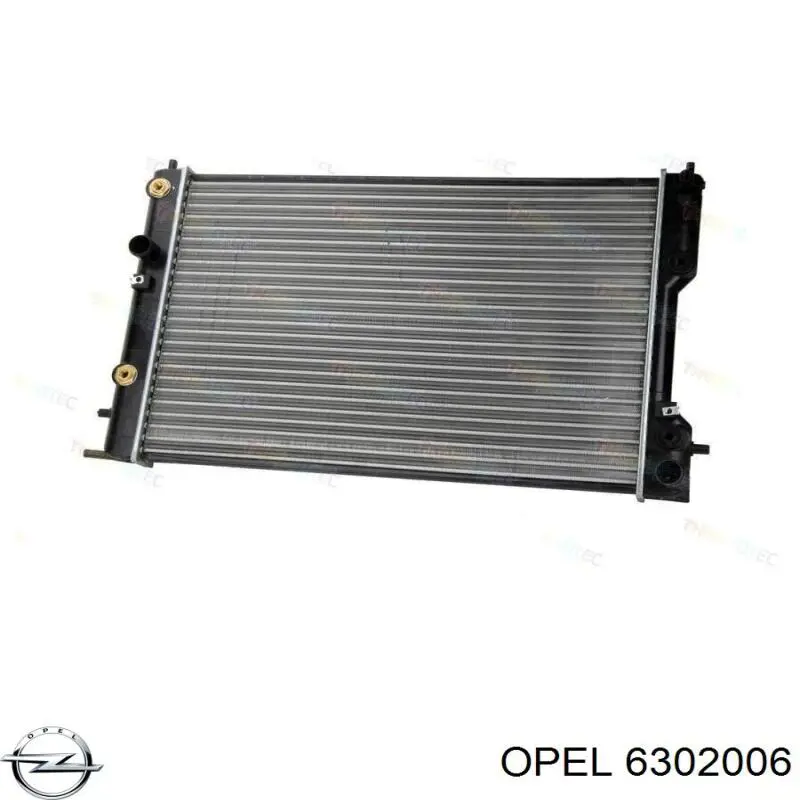 6302006 Opel Радиатор основной
