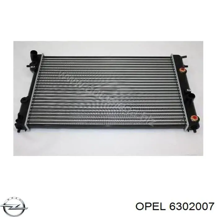 6302007 Opel Радиатор основной