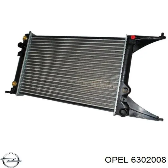 6302008 Opel Радиатор основной