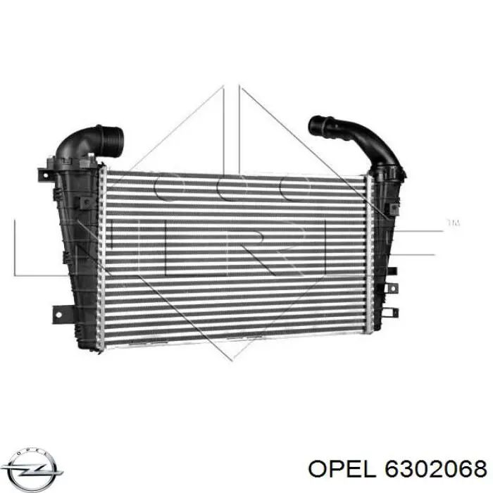 6302068 Opel интеркулер