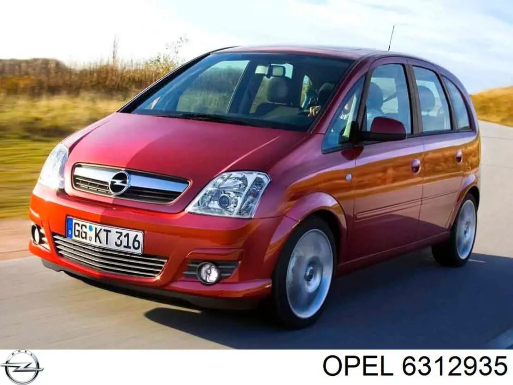Купить 6312931 Opel Монтажная панель крепления фар