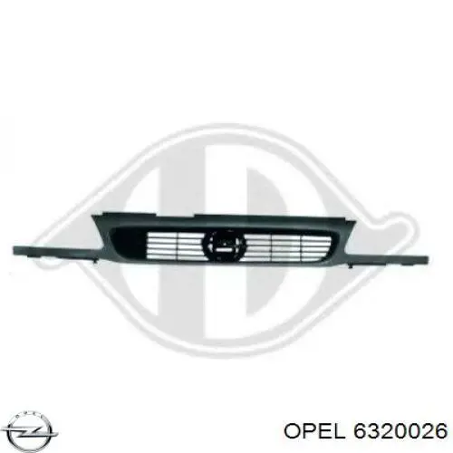 6320026 Opel решетка радиатора