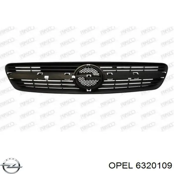 6320109 Opel решетка радиатора