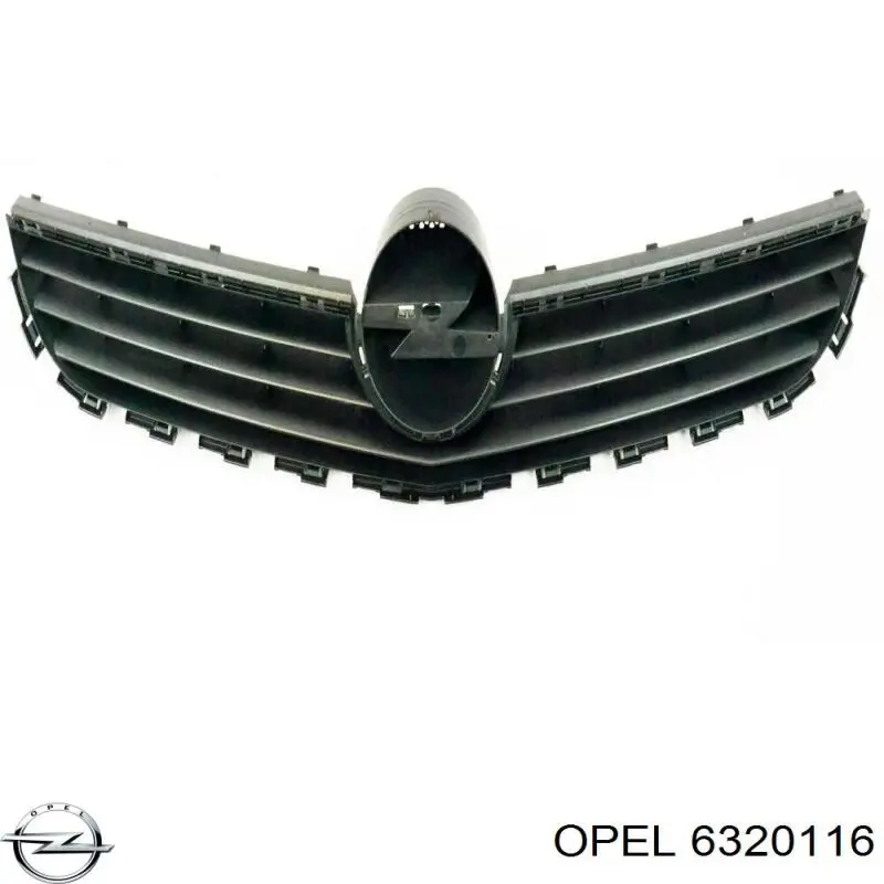 6320116 Opel решетка радиатора