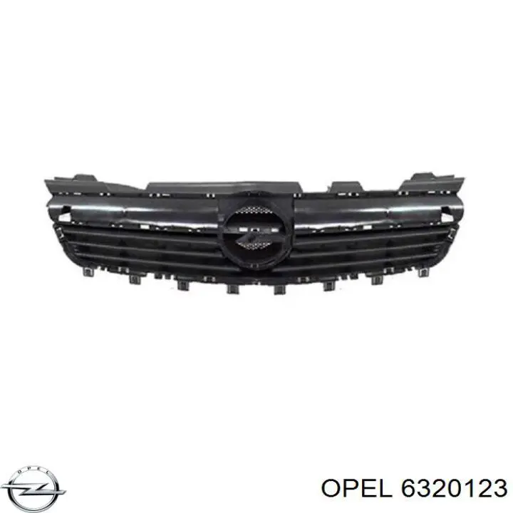 6320123 Opel решетка радиатора