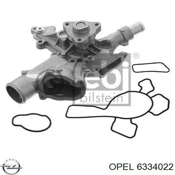 Купить 6334022 Opel Насос охлаждения