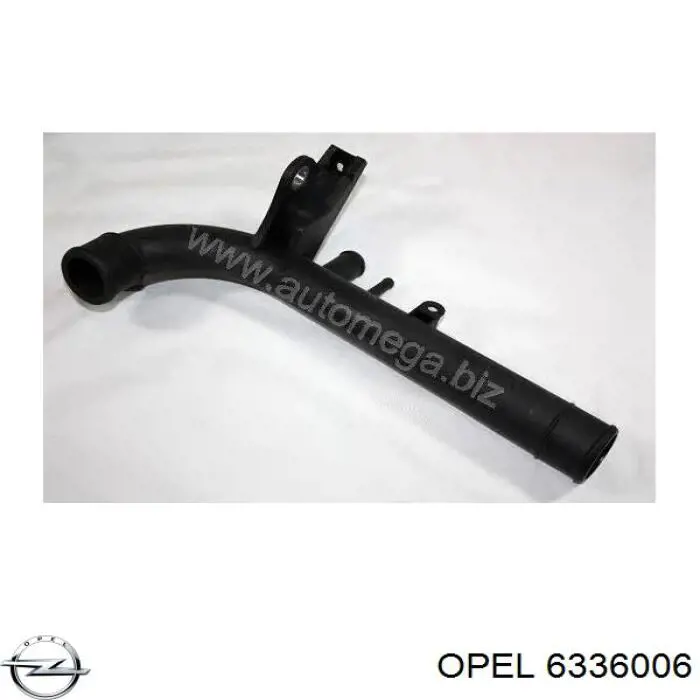 6336006 Opel шланг (патрубок системы охлаждения)