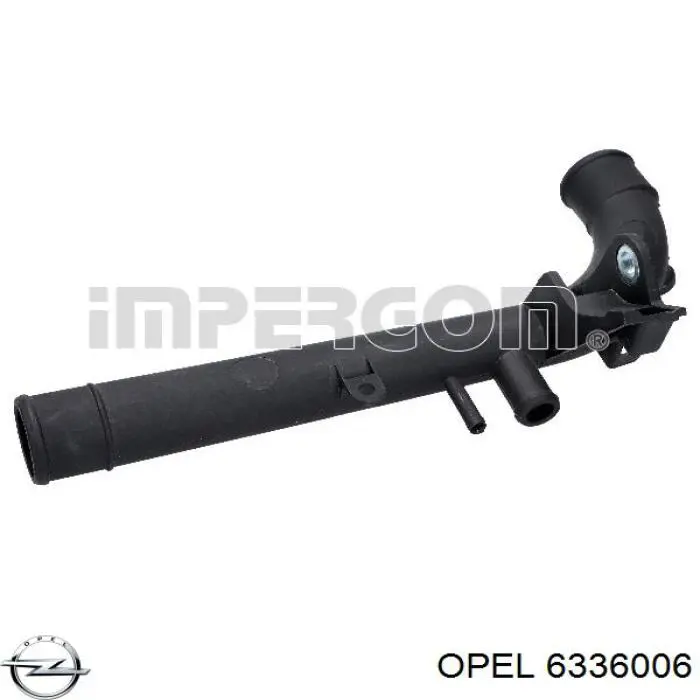 Патрубок системы охлаждения 9128718 General Motors