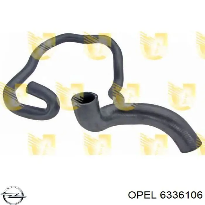 Шланг радиатора, нижний Opel 6336106 цена, от 36.17 USD