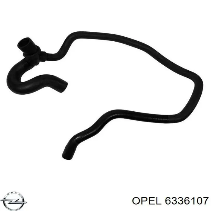 Шланг радиатора, нижний Opel 6336107 цена, от 19.20 USD
