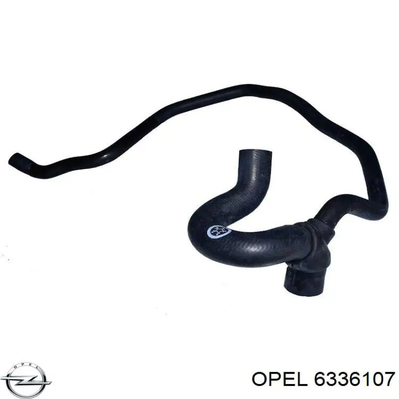 Купить 6336107 Opel Шланг радиатора охлаждения нижний