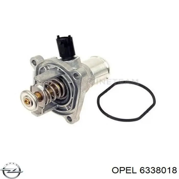 6338018 Opel термостат
