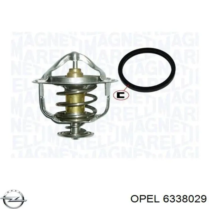 Термостат в корпусе Opel 6338029 цена, от 12.32 USD