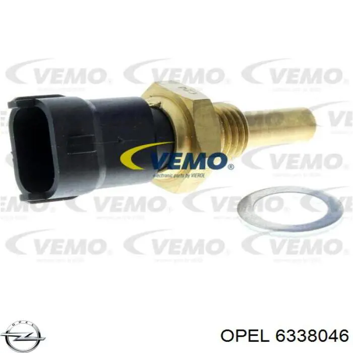 Датчик температуры охлаждающей жидкости 6338046 Opel