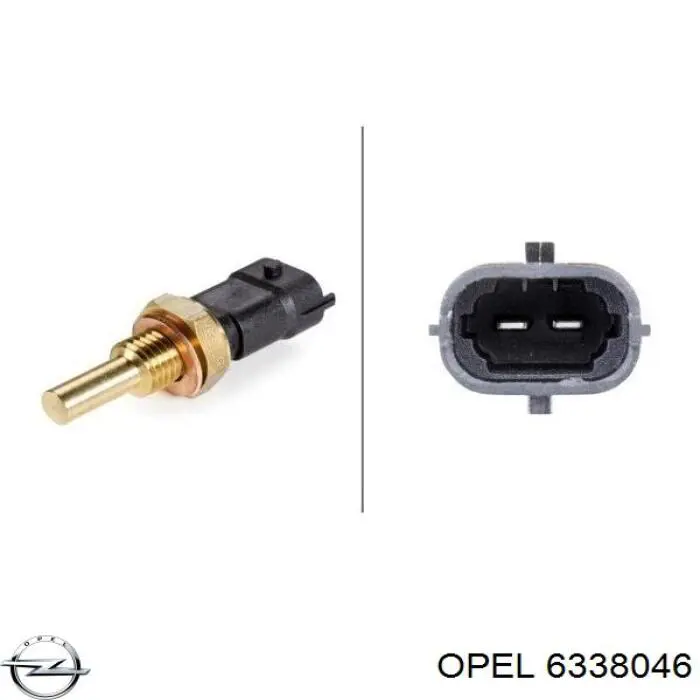 Купить 6338046 Opel Термодатчик охлаждающей жидкости