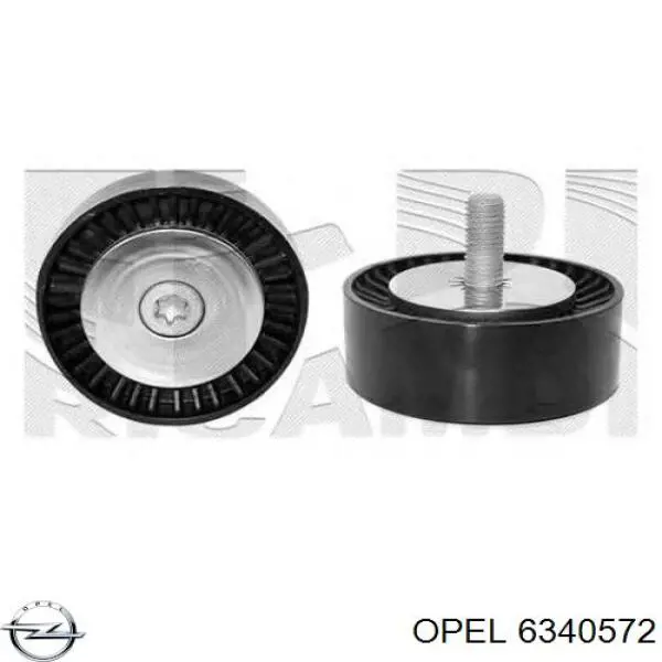 Паразитный ролик 6340572 Opel