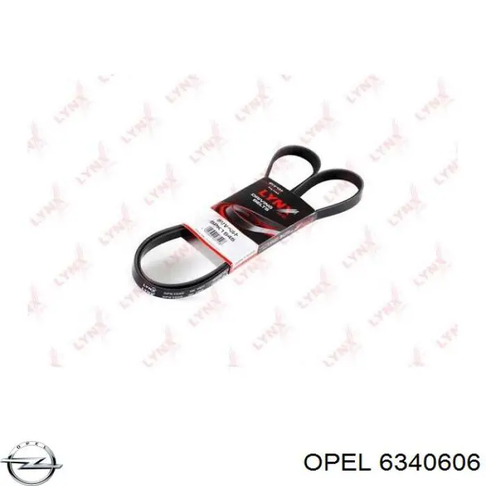 Ремень генератора 6340606 Opel