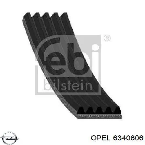 Клиновый ремень Opel 6340606 цена, от 10.12 USD