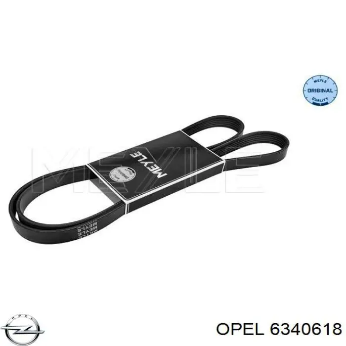Клиновый ремень Opel 6340618 цена, от 13.91 USD