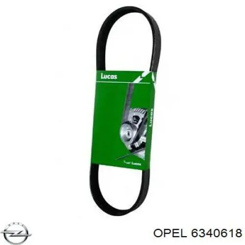 Купить 6340618 Opel Ремень генератора