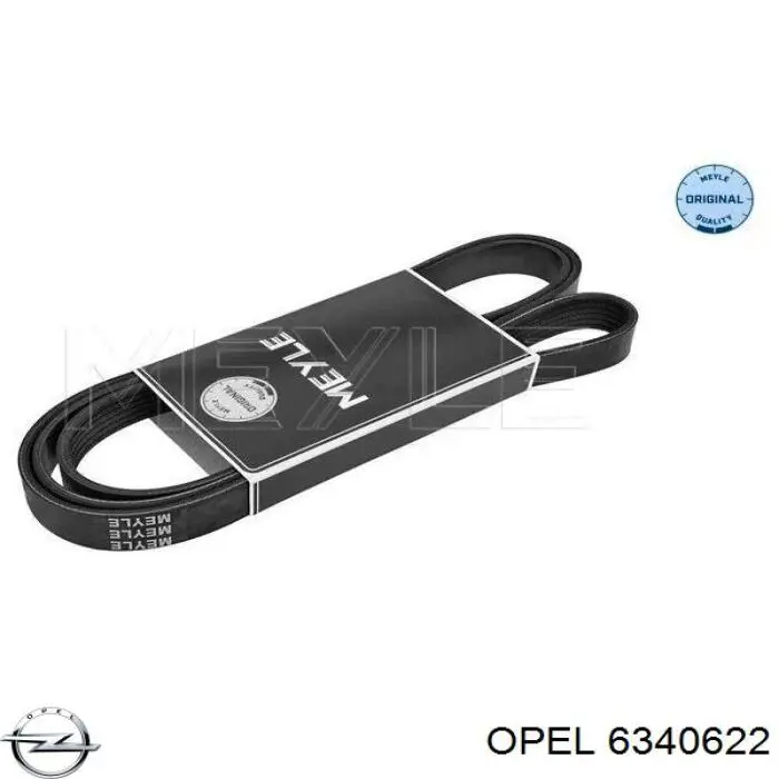 Клиновый ремень Opel 6340622 цена, от 15.76 USD