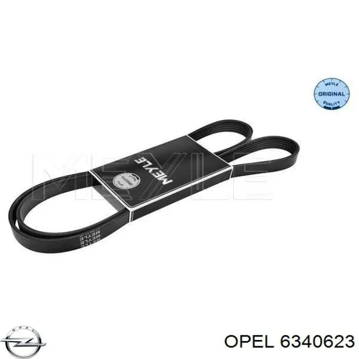 Клиновый ремень Opel 6340623 цена, от 13.51 USD