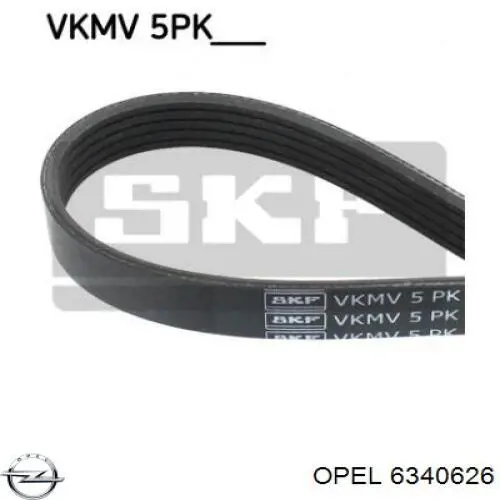 Ремень кондиционера Opel 6340626