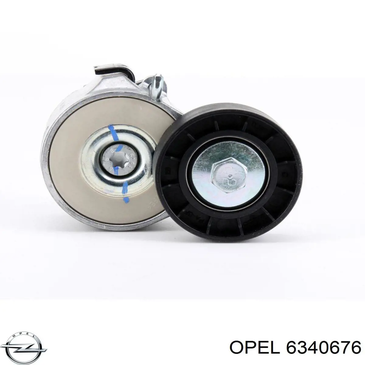 Натяжитель приводного ремня 6340676 Opel