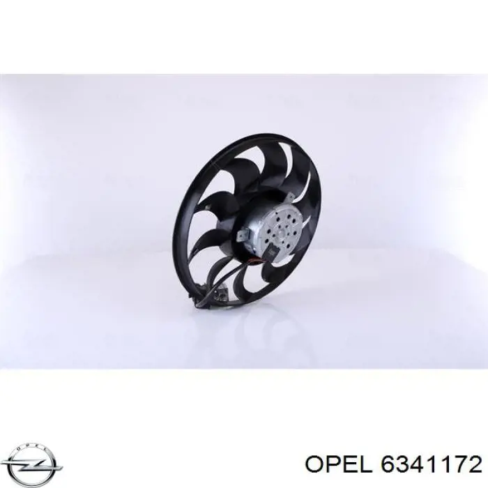 Купить 6341172 Opel Крыльчатка радиатора охлаждения
