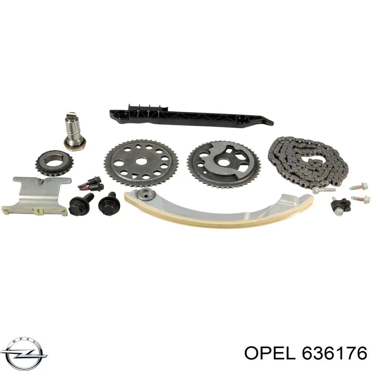 636176 Opel комплект цепи грм