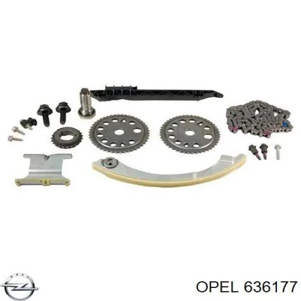 636177 Opel комплект цепи грм