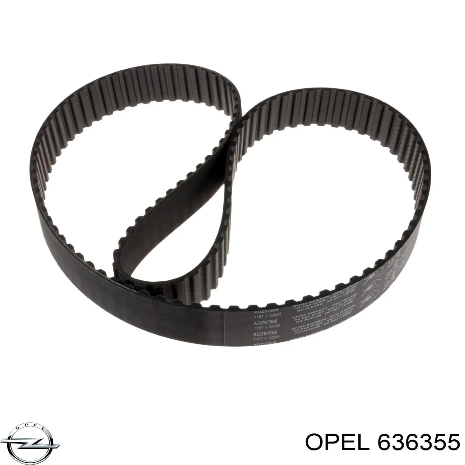 636355 Opel ремень грм