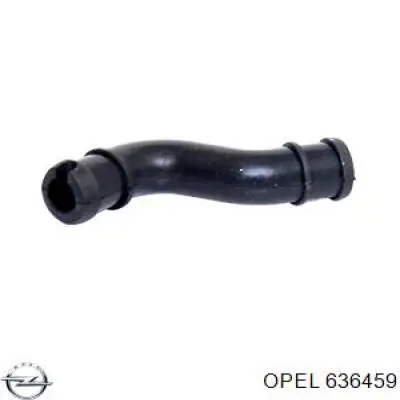 636459 Opel cano derivado de ventilação de cárter (de separador de óleo)