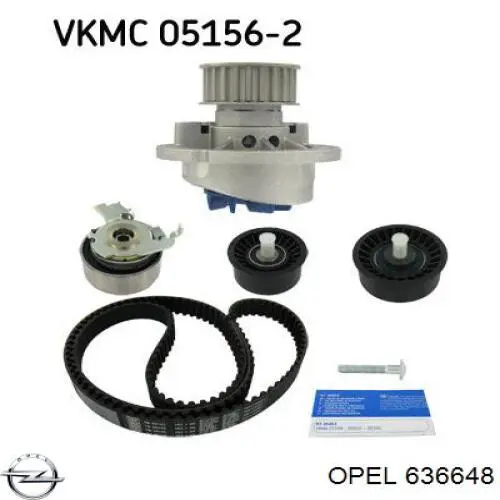Кронштейн натяжителя ремня ГРМ Opel 636648 цена, от 0.39 USD
