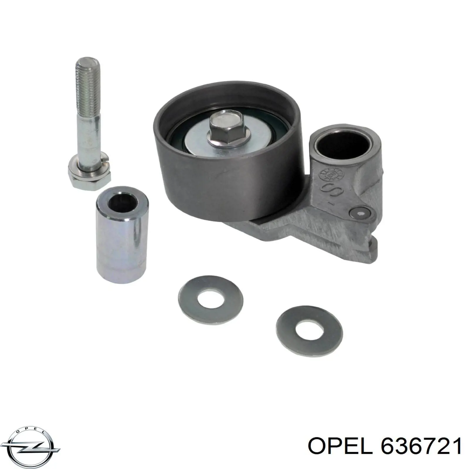 636721 Opel ролик грм