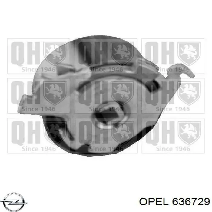 636729 Opel Ролик натяжителя ремня ГРМ