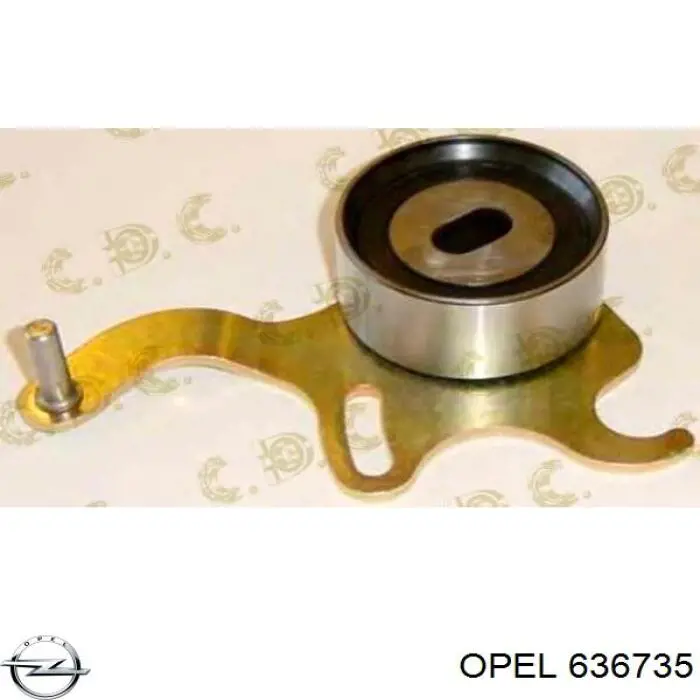 636735 Opel ролик грм