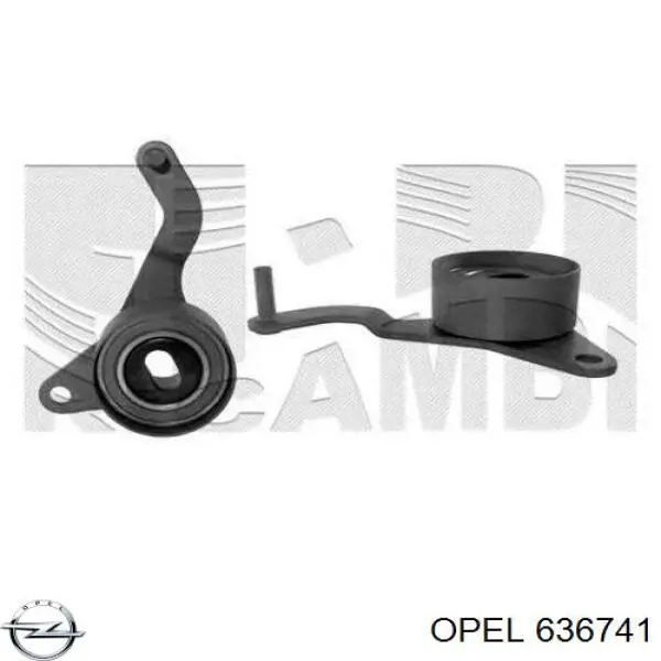 636741 Opel ролик грм