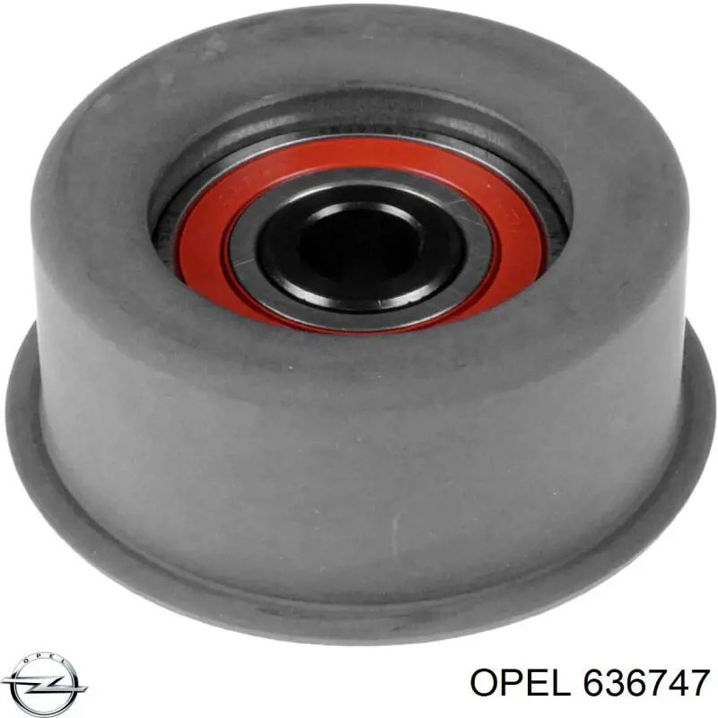 636747 Opel Паразитный ведущий ролик