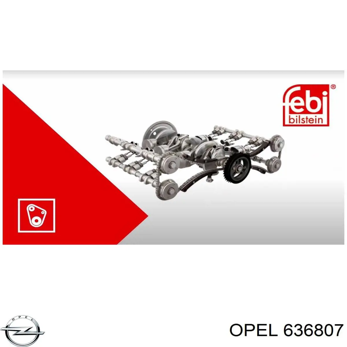 Успокоитель цепи ГРМ, правый Opel 636807 цена, от 23.33 USD