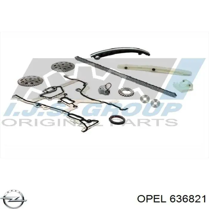 Успокоитель цепи ГРМ, левый Opel 636821 цена, от 6.71 USD