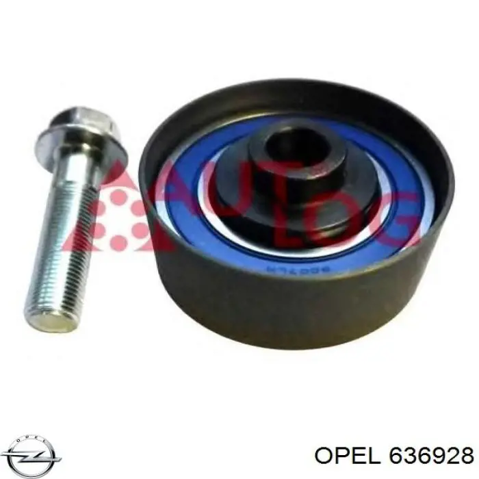 636928 Opel ролик ремня грм паразитный