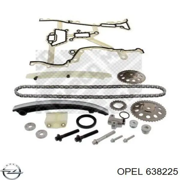 Прокладка передней крышки двигателя 638225 Opel